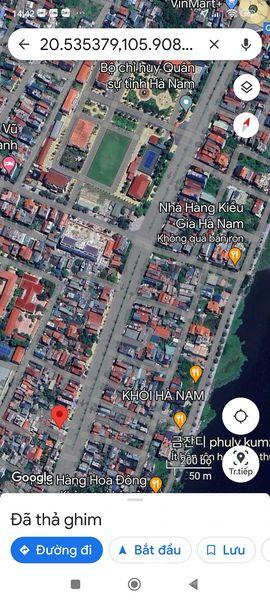 Chính chủ gởi bán lô đất mặt đường Lý Thường Kiệt, Thành phố Phủ Lý, Hà Nam